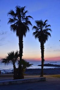 Ambiance du soir sur la Méditerranée