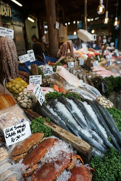 Fischmarkt in London von Bente van Maris