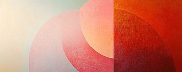 Kleurgradatie | Warme Kleur Cirkels van Modern Collection