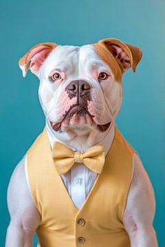 American Bulldog by Poster Art Shop