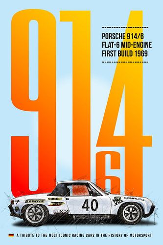 Porsche 914/6 eerbetoon