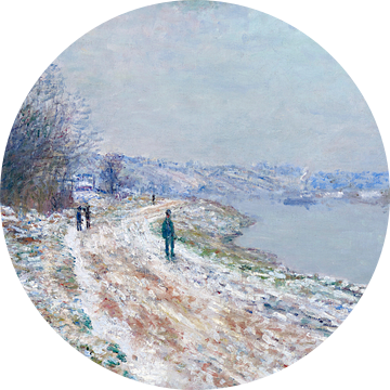Jaagpad bij Argenteuil, Winter, Claude Monet