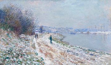 Chemin de halage à Argenteuil, hiver, Claude Monet
