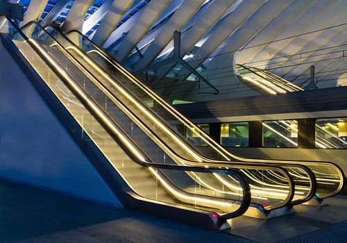 Railway station Guillemins Liege (Belgium)