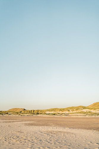 Sunset at the dunes and beach of Hargen aan Zee - landscape photography