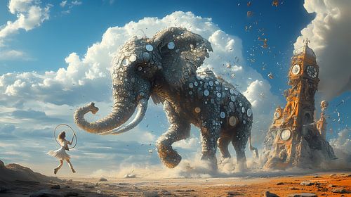 Surrealisme, landschap Dali inspiratie