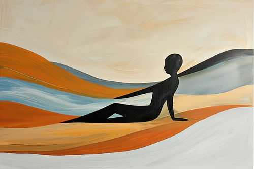 schilderachtige abstracte vrijheid