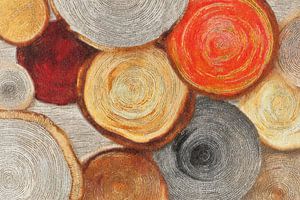 Jahresringe in Farbe