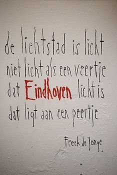 Eindhoven aphorism Freek de Jonge