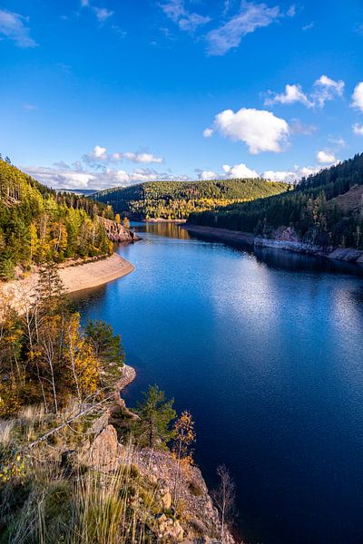 Randonnée automnale autour du barrage d'Ohra près de Luisenthal - Forêt de Thuringe par Oliver Hlavaty