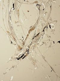Art moderne abstrait et organique sur Myrthe Streelder