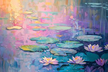 Water lilies by Ekaterina Veselova