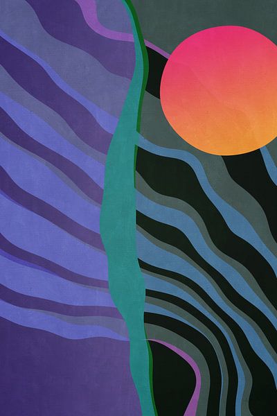 Ruisseaux crépusculaires par dcosmos art