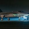 F-35 bij nacht van KC Photography