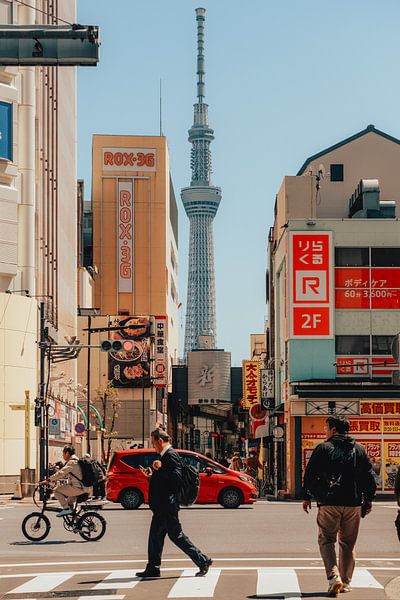 Stadsgezicht van Tokio: stedelijk ritme met skyline van NZME Photography