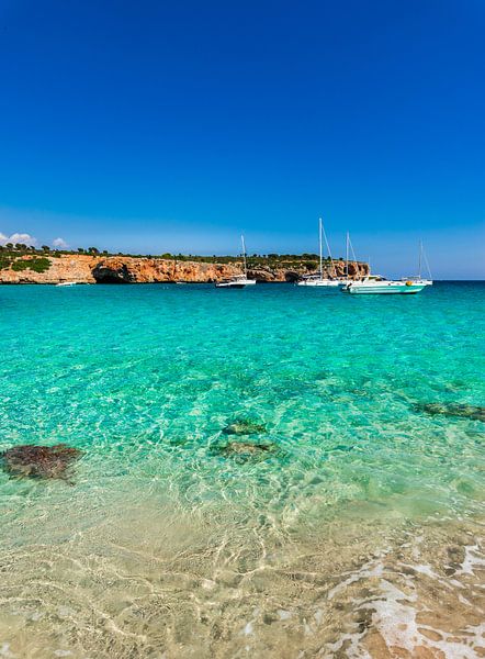 Picturesque bay of Cala Varques bay beach on Majorca by Alex Winter