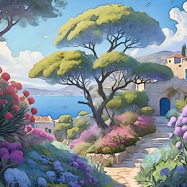 Kalimera, motif 8 par zam art