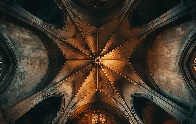 Kirchenarchitektur von fernlichtsicht