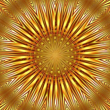 Mandala Goldenes Licht