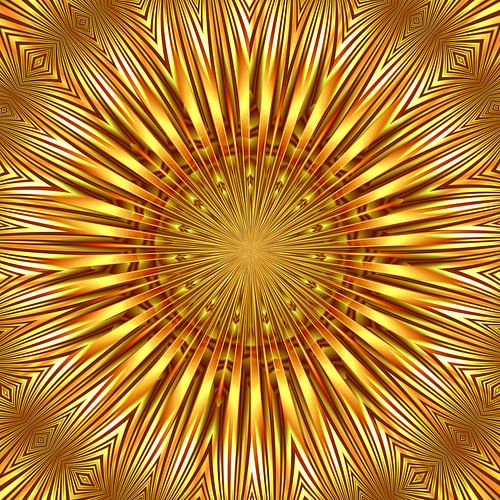 Mandala Gouden Licht