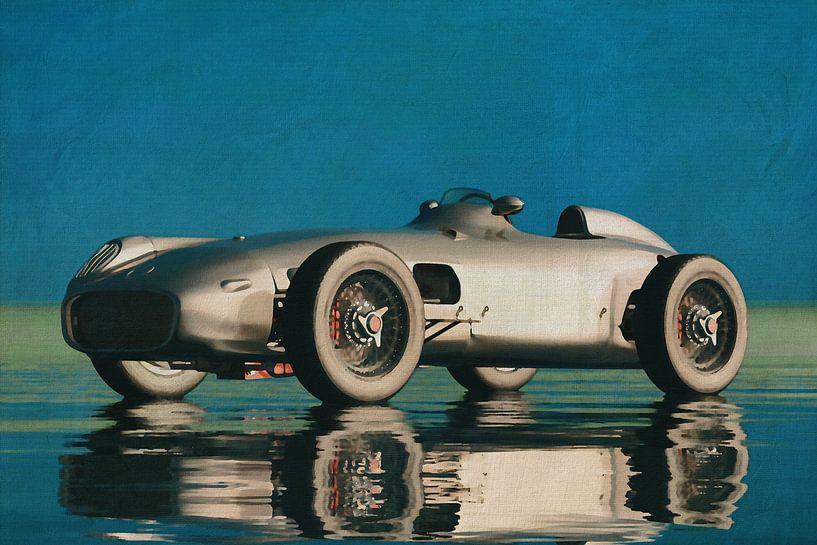 Mercedes W196 Silver Arrow de 1954 par Jan Keteleer