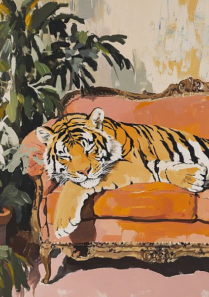 Tiger dream retro by Niklas Maximilian