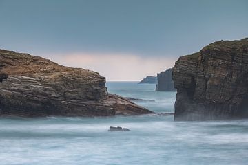 Playa de catedrales Galicia Spain by Peter Haastrecht, van
