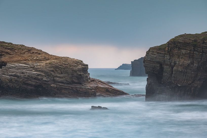 Playa de catedrales Galicia Spain by Peter Haastrecht, van