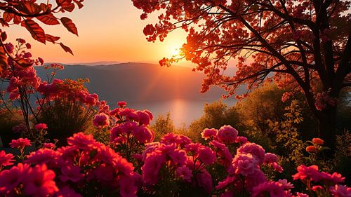 Colourful wildflowers
