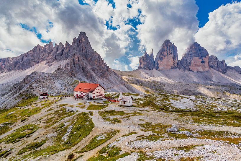 De Drei Zinnen in de Dolomieten in Italië - 2 van Tux Photography