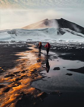 Avontuur in IJsland van fernlichtsicht