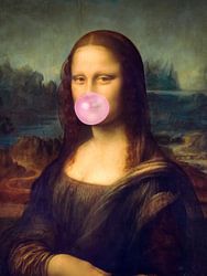 Chewing-gum Mona Lisa
