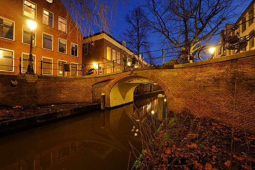 Pont Magdalena sur le Nieuwegracht à Utrecht
