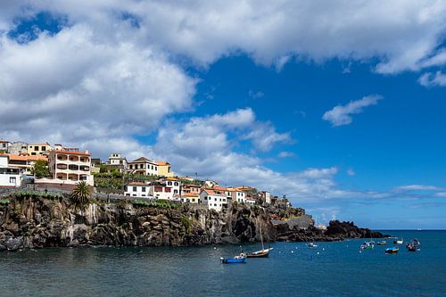 Blick auf Camara de Lobos auf der Insel Madeira, Portugal
