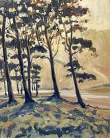 Pine trees on the Buttermere