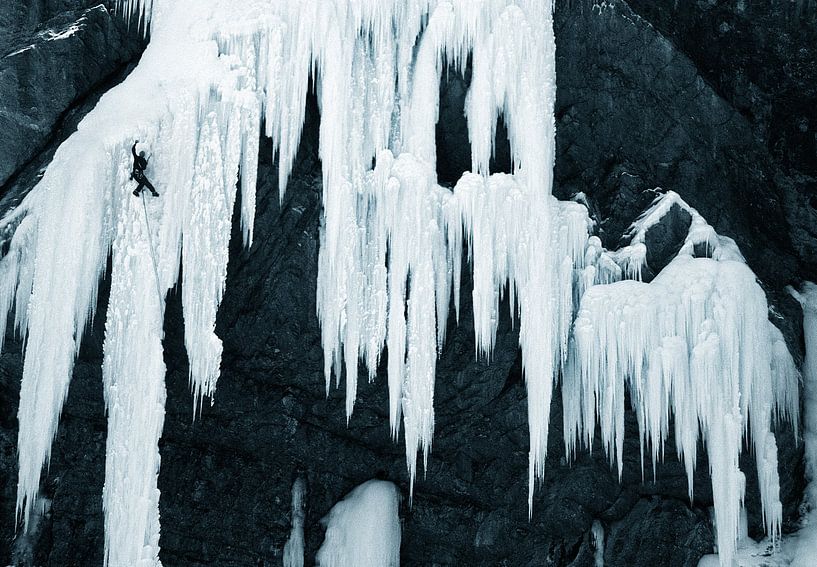 Eisklettern am Hydrophobia von Menno Boermans