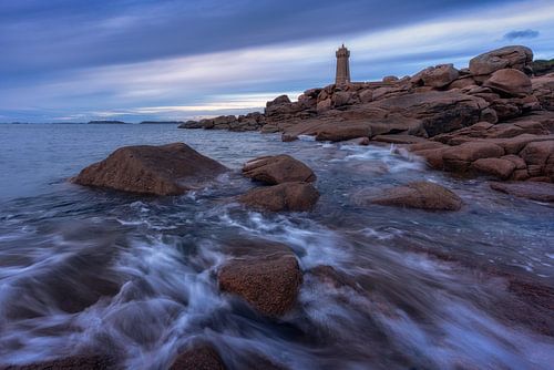 Vuurtoren van Ploumanac'h (Bretagne, Frankrijk)