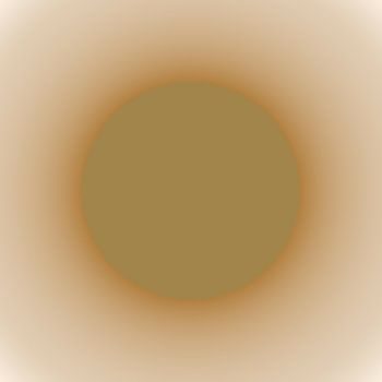 Sonne Ocker Abstrakter Minimalismus