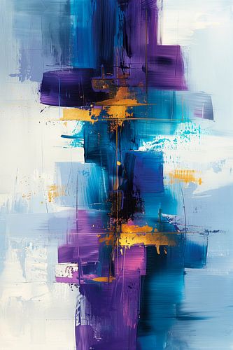 Contemporart - Manhattan Blauw II