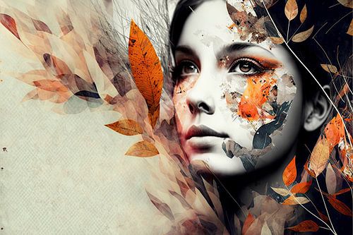 Women's portrait collage #10