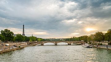 Paris und der Fluss Seine von KC Photography