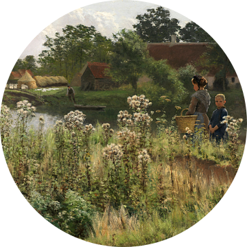 De Leie in Astene, Emile Claus