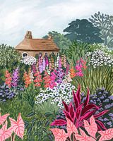 Weelderige tuin