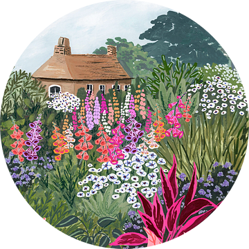 Weelderige tuin van Sarah Gesek