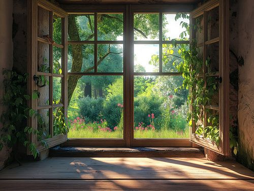 prachtig uitzicht vanuit de kamer