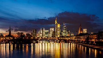Die Frankfurter Skyline von Roland Brack