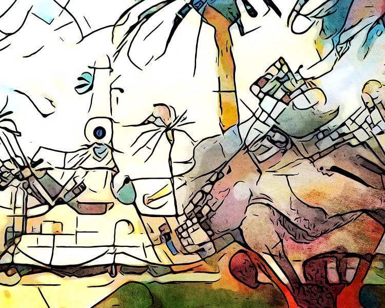 Kandinsky trifft Cartagena, Motiv 8 von zam art