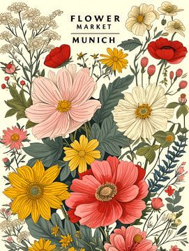 Marché aux fleurs : Munich #1 sur ByNoukk