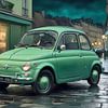 Fiat 500 - Toute en vert sur DeVerviers
