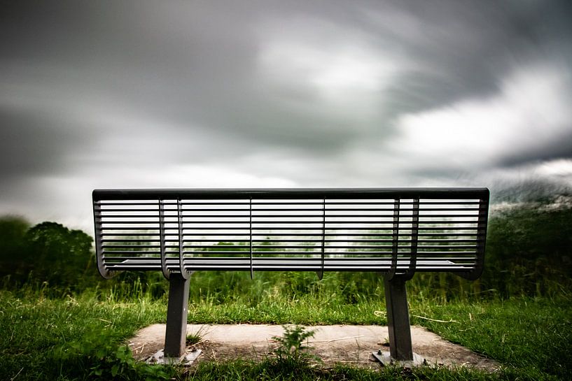Bench Zoetermeer. Bench stormy weather by Frank Slaghuis